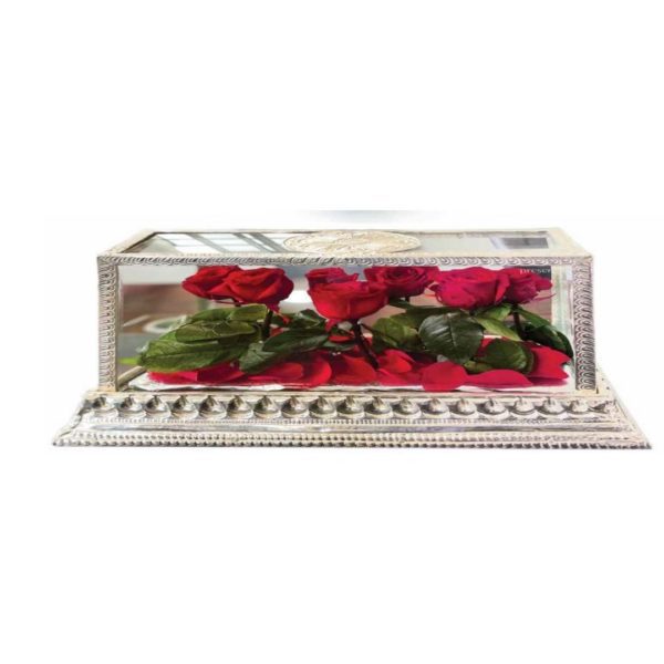 Preserve Floral Silver Box